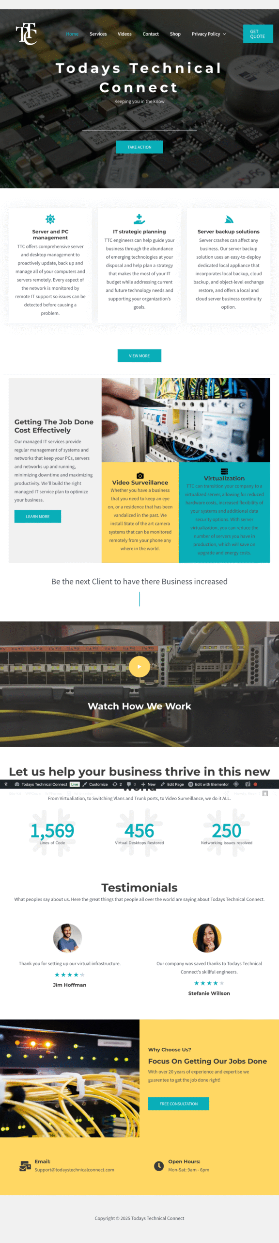 Today's Technical Connect Website