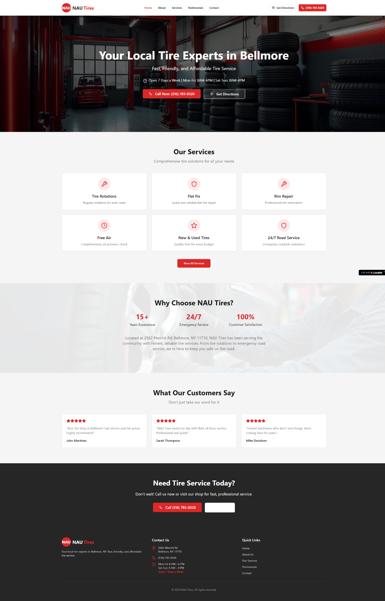 NAU Tires Bellmore